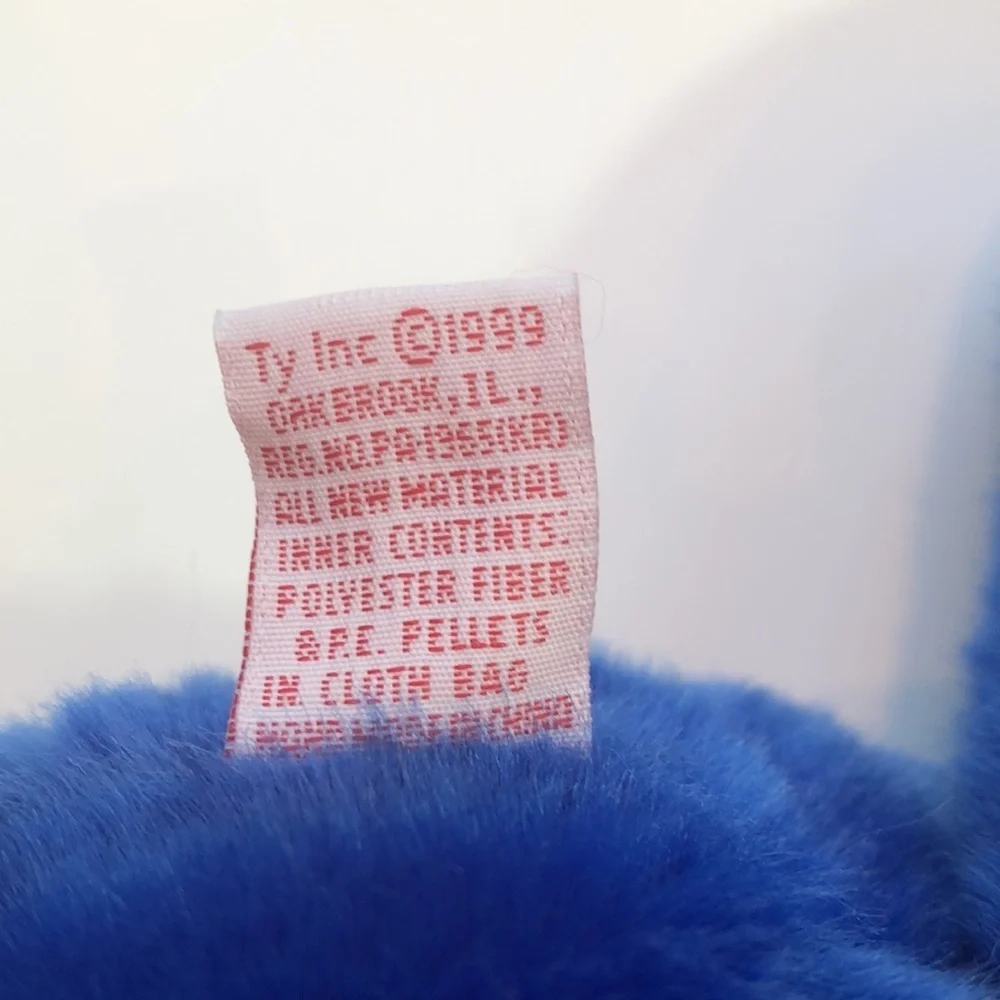 TY Beanie Buddy Clubby the Royal Blue TY Club Bear 14” 90’s Y2K Collectible NWOT